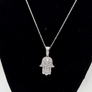 1 ctw Moissanite Hamsa Hand